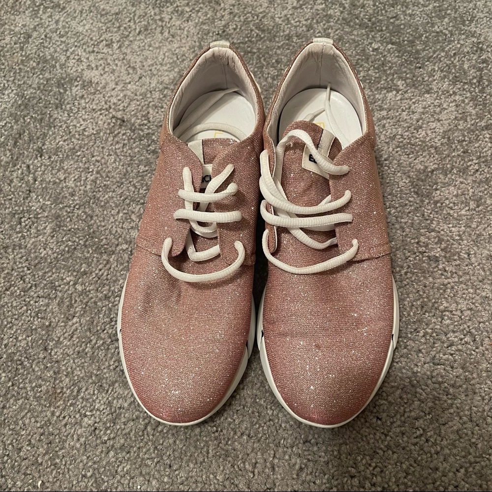 Elena Iachi Pink glitter sneakers